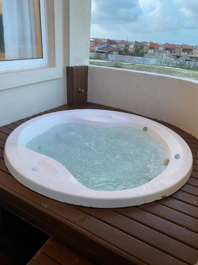 Beachfront Apt & Jacuzzi Taíba エクステリア 写真